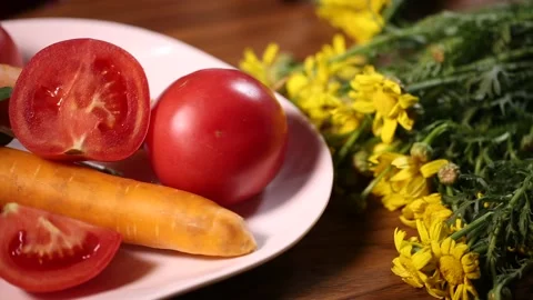 Lycopene carotene vegetable (4) Stock Footage 202233856