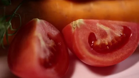 Lycopene carotene vegetable (6) Stock Footage 202233864