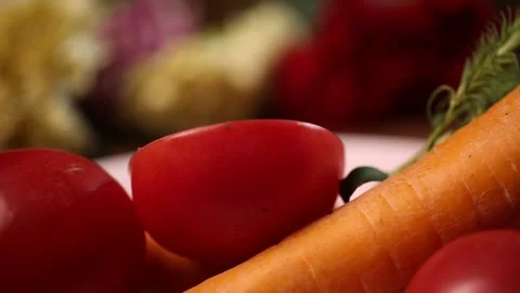 Lycopene carotene vegetable (7) Stock Footage 202233861