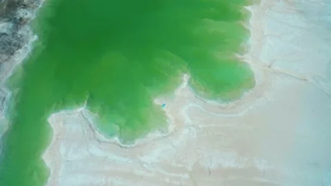 Lye lake, alien planet 1 Stock Footage 134951117