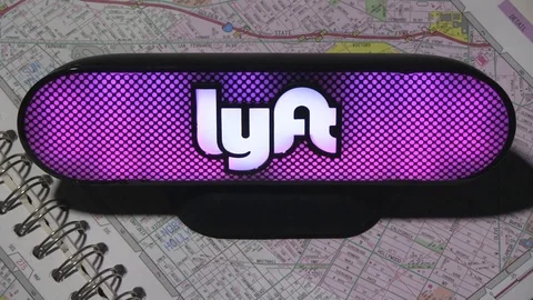 Lyft Amp color changing display. Video stock 83498160