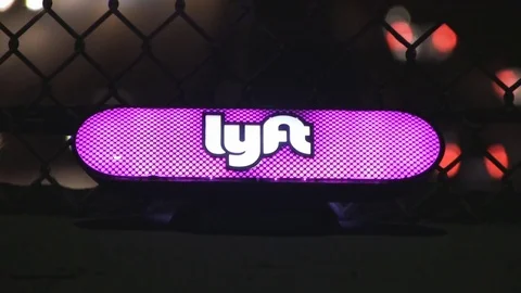 Lyft Amp color changing display. Video stock 83567425