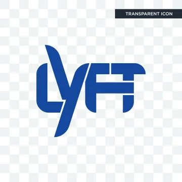 Lyft vector icon isolated on transparent background, lyft logo design Stock Illustration