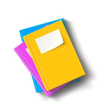 Lying book group Stock Illustration