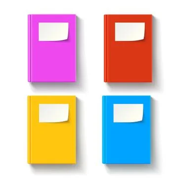 Lying book group Stock Illustration