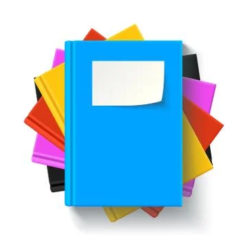 Lying book group Stock Illustration