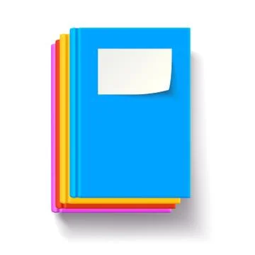 Lying book group Stock-Illustration