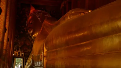 Lying Buddha, Asia Video stock 93381545