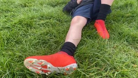 Lying down in the park Stock Footage 183826307