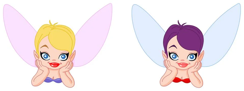 Lying fairy Stock Illustration