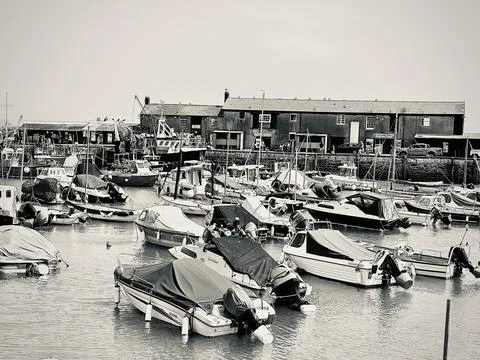 Lyme Regis harbour Stock Photos