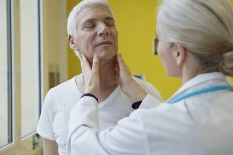 Lymph node, elderly person Lymph node, elderly person Copyright: xBRUNOx/x... Stock Photos