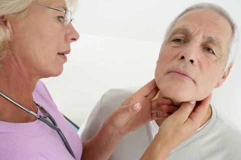 Lymph node, elderly person Lymph node, elderly person Copyright: xCHASSENE... Stock Photos