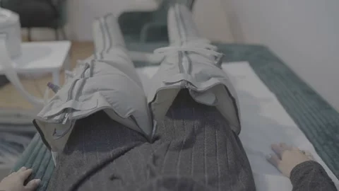 Lymphatic Massage Drainage Machine Stock Footage 218809186