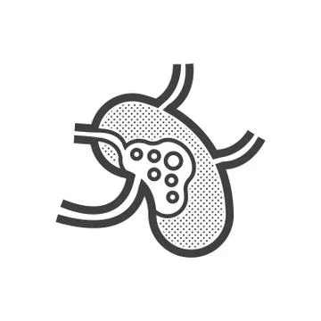 Lymphoma icon Stock Illustration