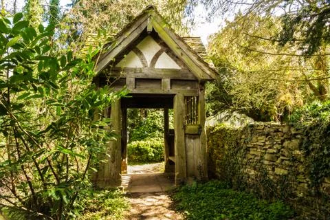 Lynch gate Stock Photos