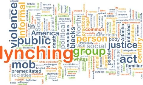 Lynching background concept Stock Illustration