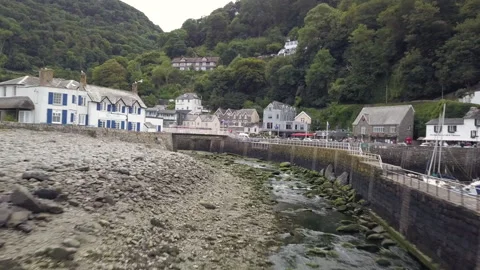 Lynmouth - North Devon 2 Stockbeeldmateriaal 205900520