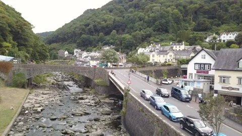 Lynmouth - North Devon Stockbeeldmateriaal 205901845