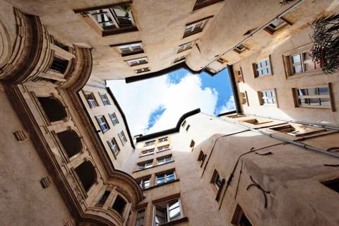 Lyon architecture Stock Photos