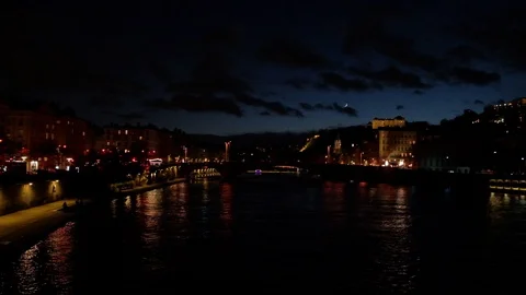 The Lyon metropolitan area is the second-largest urban area in France. Stock Footage 114215019