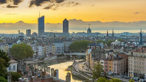 Lyon panoramic view 動画素材 127300956