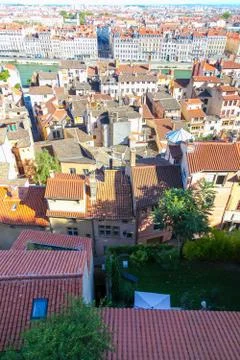 Lyon, rooftops Foto stock