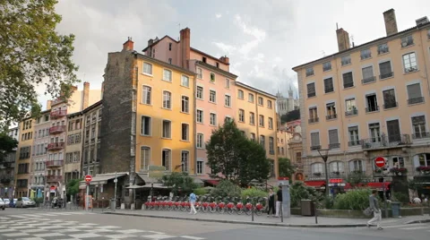 Lyon street Stock Footage 68619278