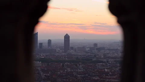 Lyon view Stock Footage 134138833