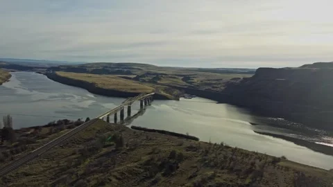 Lyon's Ferry State Park, WA | 4K Drone Footage Stock Footage 312902271