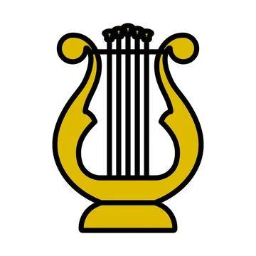 Lyre Icon Stock Illustration