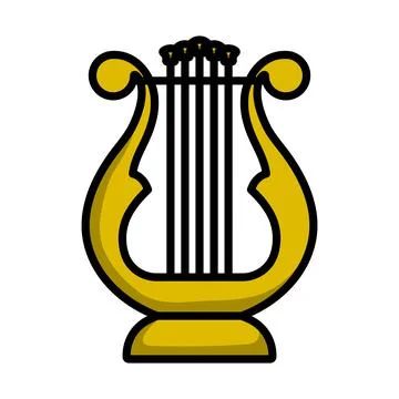 Lyre Icon Stock Illustration