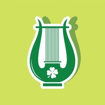 Lyre Stock-Illustration
