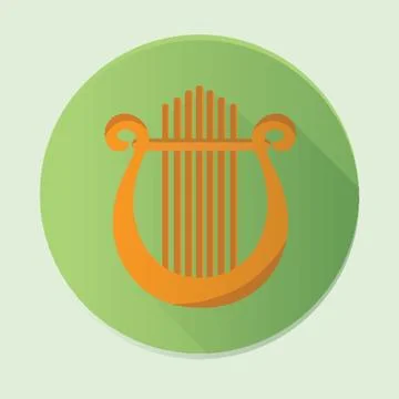 Lyre Stock Illustration