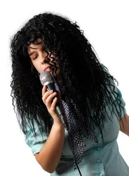 Lyric singer Foto stock