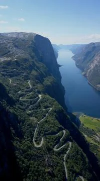 Lysebotn, Norway Stock Photos