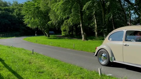 Lytham Hall 19 May 2024: 1982 BMW 316_1970 1300cc VW Beetle_1970 Mercury Marquis Stock Footage 276164132