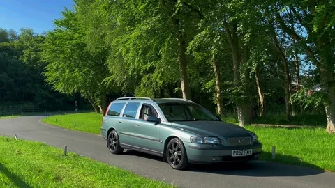 Lytham Hall, UK 19 May 2024. Vintage Classic performance vehicles at car show Stock Footage 276213973