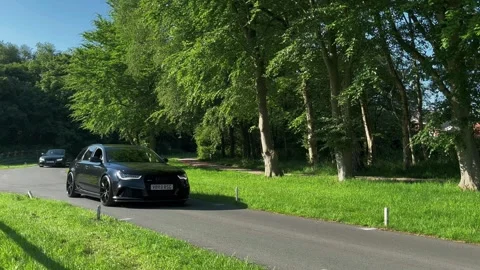 Lytham UK, 19 May 2024: Display of Classic, Vintage and Performance cars Stock Footage 275698481