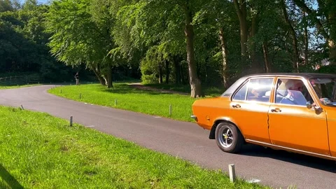 Lytham UK, 19 May 2024: Display of Classic, Vintage and Performance cars Stock Footage 275707777