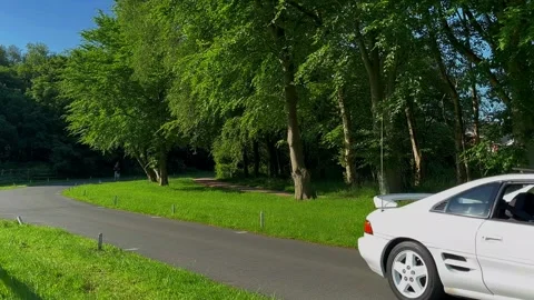 Lytham UK, 19 May 2024: 1995 Toyota MR 2 GX Classic Vintage sportscar Stock Footage 275881386