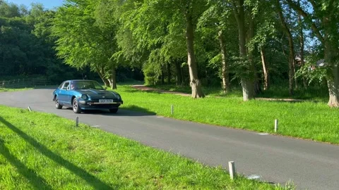 Lytham UK. 19 May 2024: 1979 Datsun 280 ZX Auto Stock Footage 276152584