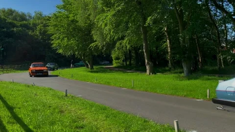 Lytham, UK 19 May 2024; Ford Capri S, Injection, 3000 s, GT L cars Stock Footage 276647432
