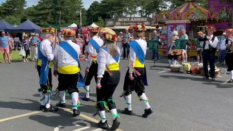 Lytham, UK 28 July, 2024: Lowthers' Folk, Roots and Maritime Festival Stock Footage 280354572