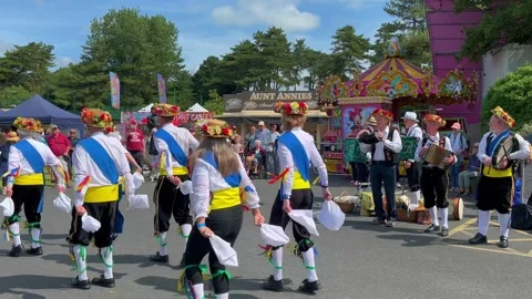 Lytham, UK 28 July, 2024: Lowthers' Folk, Roots and Maritime Festival Stock Footage 280354576