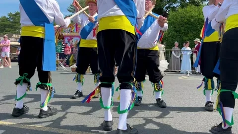 Lytham, UK 28 July, 2024: Lowthers' Folk, Roots and Maritime Festival Stock Footage 280354577