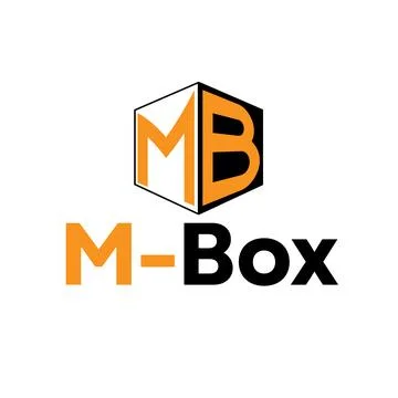 M Box logo Stock Illustration