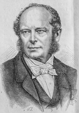 M. de Beust, 1861-1875, History of France by Henri Martin, FURNE EDITOR 1880 Stock Illustration