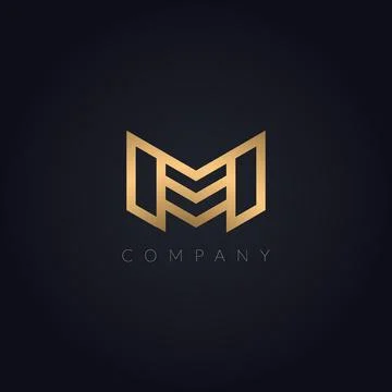 M initial based letter icon logo - Unique modern creative M Monogram Stock Illustration