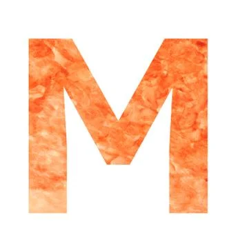 M land letter 스톡 일러스트